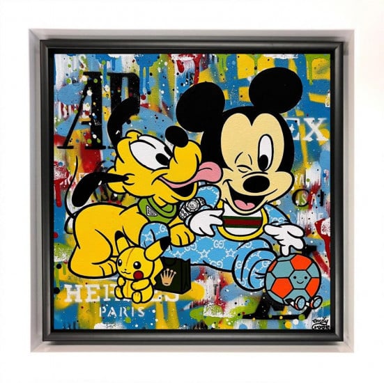 The Little Pup - Original - Framed The Little Pup - Original - Framed