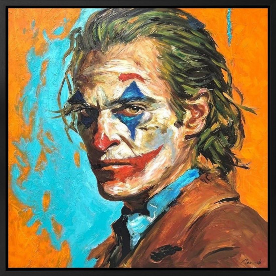 The Man Behind The Grin - Original - Framed The Man Behind The Grin - Original - Framed