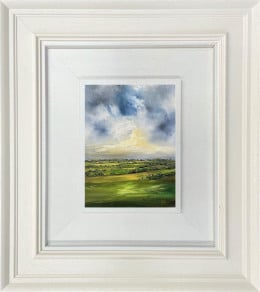 The Meadow Holds Its Edge - Original - Framed