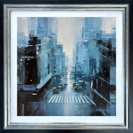 The Morning Blue - Original - Framed