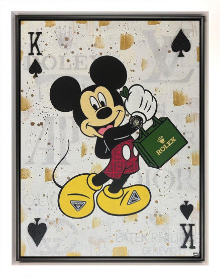 The New King - Original - Framed The New King - Original - Framed