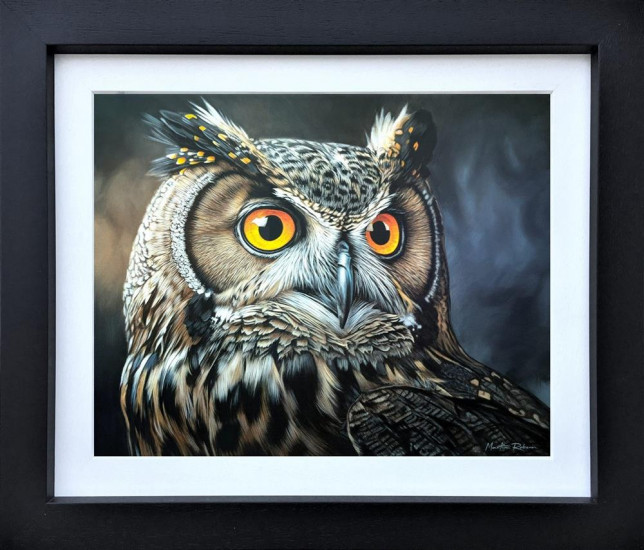 The Night Scholar - Original - Framed The Night Scholar - Original - Framed