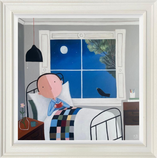 The Night The Blackbird Sang - Original - Framed The Night The Blackbird Sang - Original - Framed