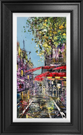 The Parisan Streets - Original - Framed The Parisan Streets - Original - Framed