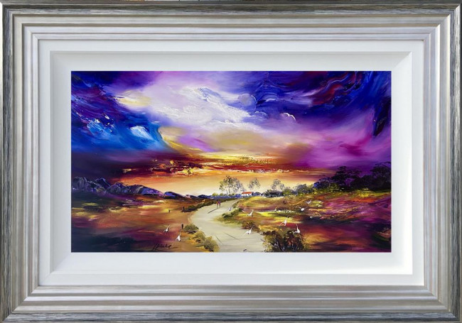 The Path Through Summer - Original - Framed The Path Through Summer - Original - Framed