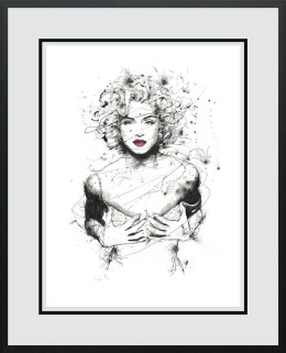 The Queen Of Pop - Standard - Black Framed
