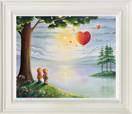 The Quiet Moments Of Our Love - Original - Framed