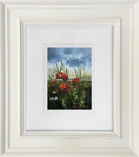 The Road Past Summer - Original - Framed The Road Past Summer - Original - Framed