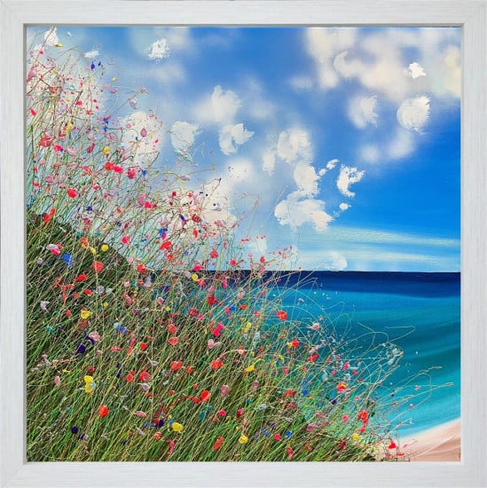 The Sea Is Just Waiting For Us - Original - Framed The Sea Is Just Waiting For Us - Original - Framed