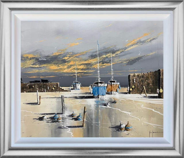 The Sound of Sails - Original - Framed The Sound of Sails - Original - Framed