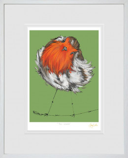 The Visitor - LImited Edition - White Framed