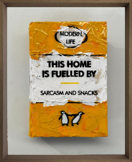 This Home is Fuelled By - Mini 3D Storybook - Original - Framed This Home is Fuelled By - Mini 3D Storybook - Original - Framed