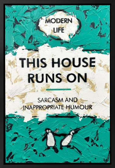 This House Runs On - Original - Framed This House Runs On - Original - Framed