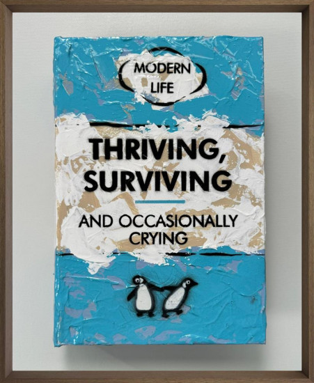 Thriving, Surviving - 3D Storybook - Original - Framed Thriving, Surviving - 3D Storybook - Original - Framed