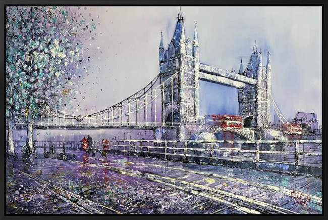 Towers Of London - Original - Framed Towers Of London - Original - Framed