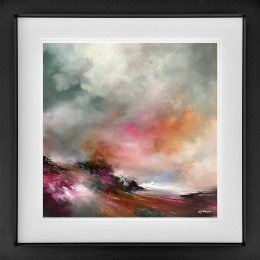 Transcending Flame - Black Framed