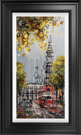 Travelling Through London - Original - Framed Travelling Through London - Original - Framed