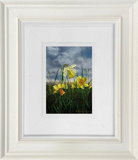 Trumpets Of The Open Field - Original - Framed Trumpets Of The Open Field - Original - Framed