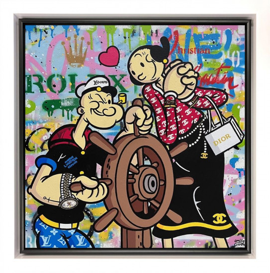 Turning Into Love - Original - Framed Turning Into Love - Original - Framed