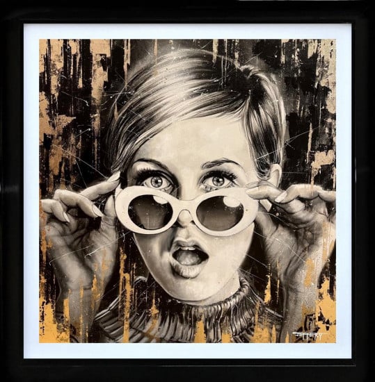 Twiggy Twist - Original - Black Framed Twiggy Twist - Original - Black Framed