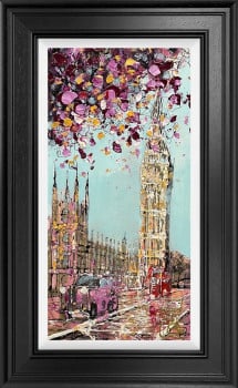 Under The Cherry Tree - Original - Framed Under The Cherry Tree - Original - Framed