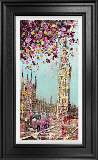 Under The Cherry Tree - Original - Framed Under The Cherry Tree - Original - Framed