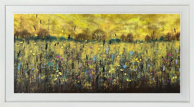 Under The Golden Sky - Original - Framed