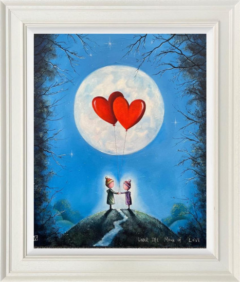 Under The Moon Of Love - Original - Framed Under The Moon Of Love - Original - Framed