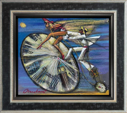 Unicycle - Original - Framed