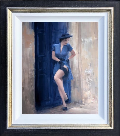 Velvet Ribbons - Original - Framed Velvet Ribbons - Original - Framed