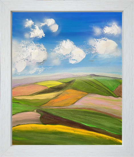 View From Our Hill - Original - Framed View From Our Hill - Original - Framed