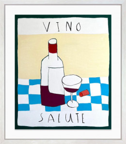 Vino Salute - Original - Framed