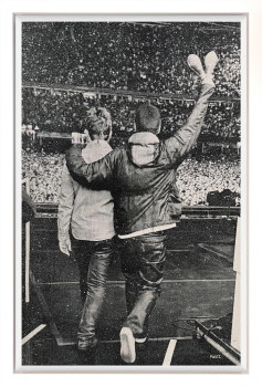Walking On Stage, Cardiff 2025 - Original - Framed