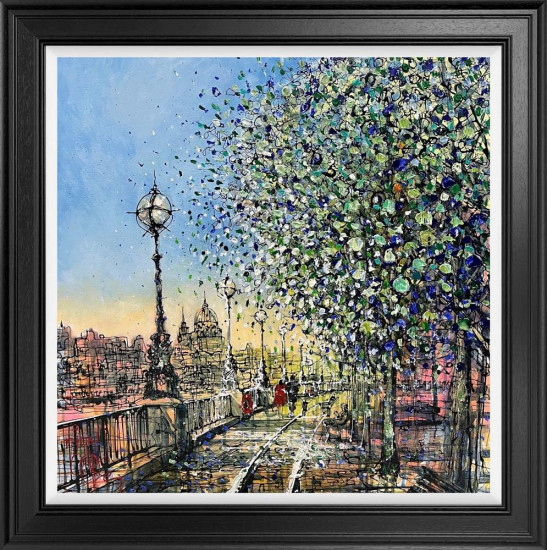 Walking Side by Side - Original - Framed Walking Side by Side - Original - Framed