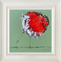 Walking The Tightrope - Original - Framed Walking The Tightrope - Original - Framed