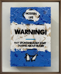 Warning - Storybook - Original - Framed