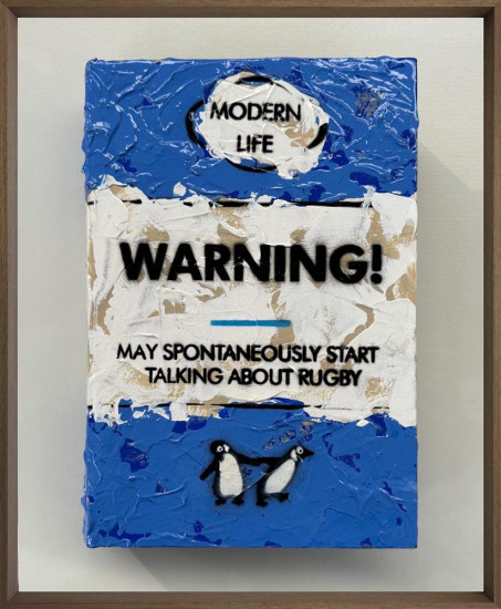 Warning - 3D Storybook - Original - Framed Warning - 3D Storybook - Original - Framed