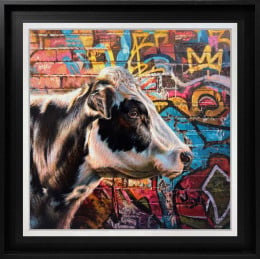 Watching The World Go By - Original - Framed Watching The World Go By - Original - Framed