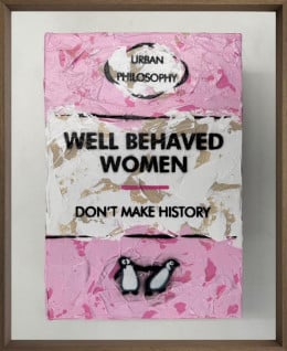 Well Behaved Women - 3D Storybook - Original - Framed Well Behaved Women - 3D Storybook - Original - Framed