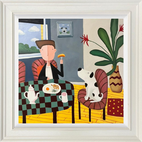 When Someone Fancies Your Sausage - Original - Framed When Someone Fancies Your Sausage - Original - Framed