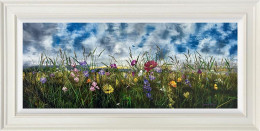 When The Sky Turned To Song - Original - Framed