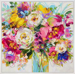 Where Flowers Whisper - Original - Framed