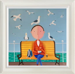 Where Seagulls Dare - Original - Framed Where Seagulls Dare - Original - Framed