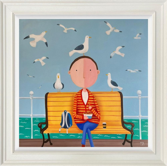 Where Seagulls Dare - Original - Framed Where Seagulls Dare - Original - Framed