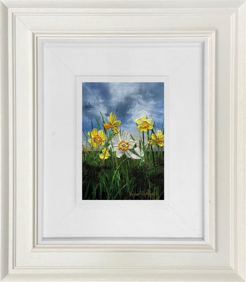 Where The Daffodils Sing - Original - Framed Where The Daffodils Sing - Original - Framed