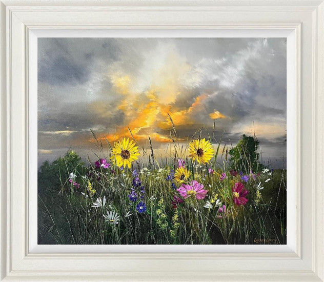 Where The Day Stays Two Steps Ahead - Original - Framed Where The Day Stays Two Steps Ahead - Original - Framed