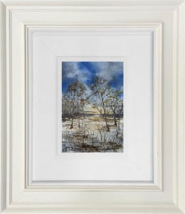 Where The Trees Wait In Winter - Original - Framed