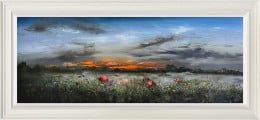Where Two Shadows Fall Ahead - Original - Framed