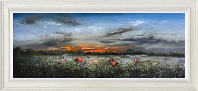 Where Two Shadows Fall Ahead - Original - Framed Where Two Shadows Fall Ahead - Original - Framed
