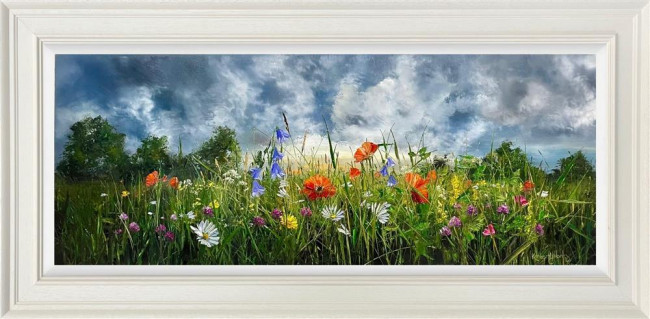 Where Wildflowers Dance - Original - Framed Where Wildflowers Dance - Original - Framed